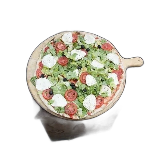 food, 3d render, photorealistic, pizza transparent PNG cut-out