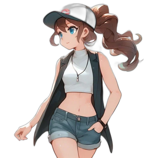 hat, staff, jacket, dress transparent PNG cut-out