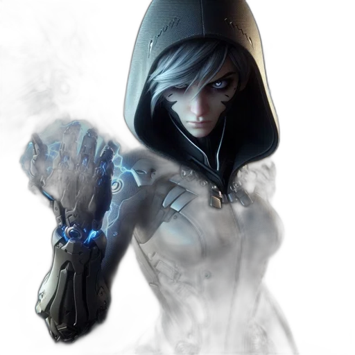 robot, staff, weapon, concept art transparent PNG cut-out