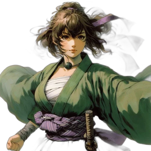 concept art, fantasy art, photorealistic, anime transparent PNG cut-out