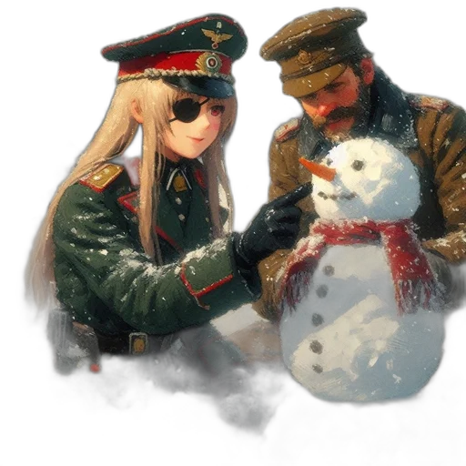 weapon, hat, staff, face transparent PNG cut-out