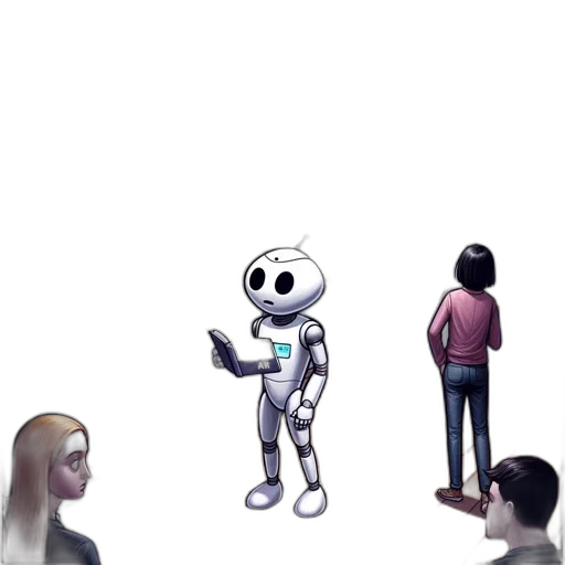 robot, creature, animal, face transparent PNG cut-out