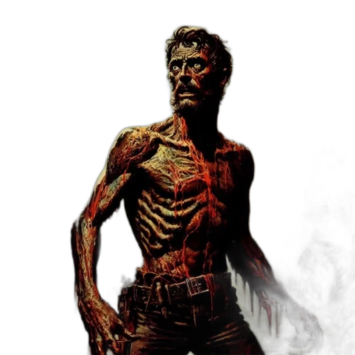 comic book art, concept art, fantasy art, photorealistic transparent PNG cut-out