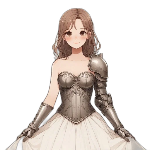 dress, sword, crown, weapon transparent PNG cut-out