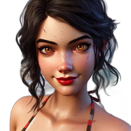 face, jewelry, staff, concept art transparent PNG cut-out