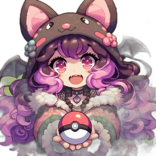 creature, staff, hat, animal transparent PNG cut-out