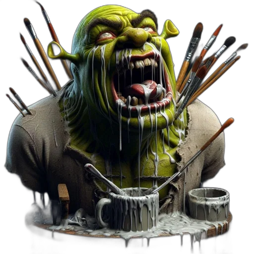 staff, creature, weapon, face transparent PNG cut-out