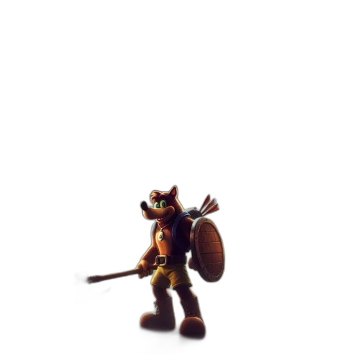 staff, weapon, animal, creature transparent PNG cut-out