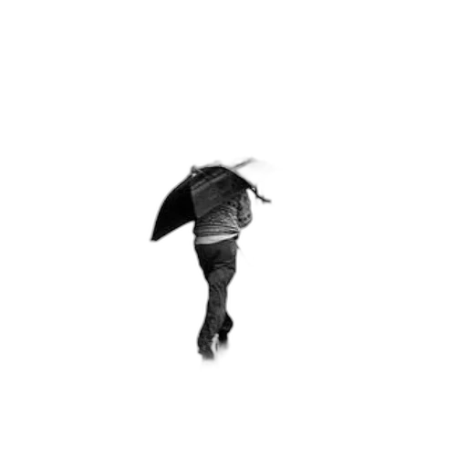 umbrella, hat, jacket, shoes transparent PNG cut-out