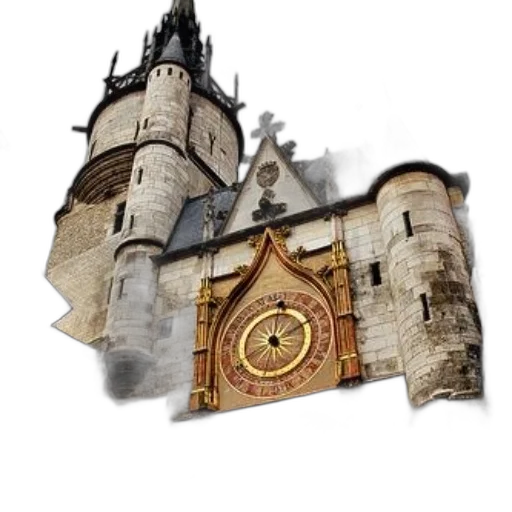 building, staff, crown, photorealistic transparent PNG cut-out