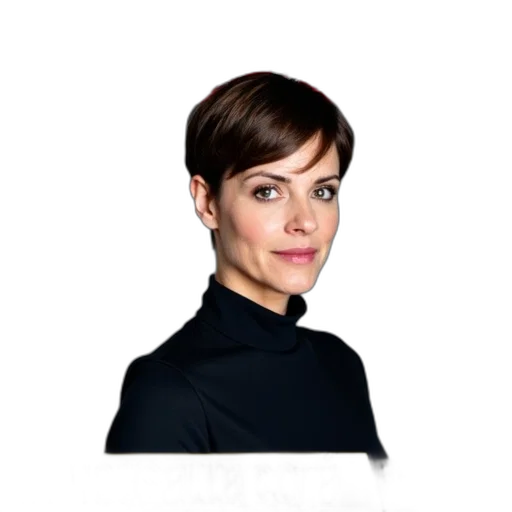 staff, jacket, face, jewelry transparent PNG cut-out
