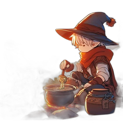food, staff, weapon, hat transparent PNG cut-out