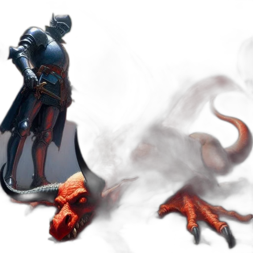 dragon, sword, weapon, staff transparent PNG cut-out