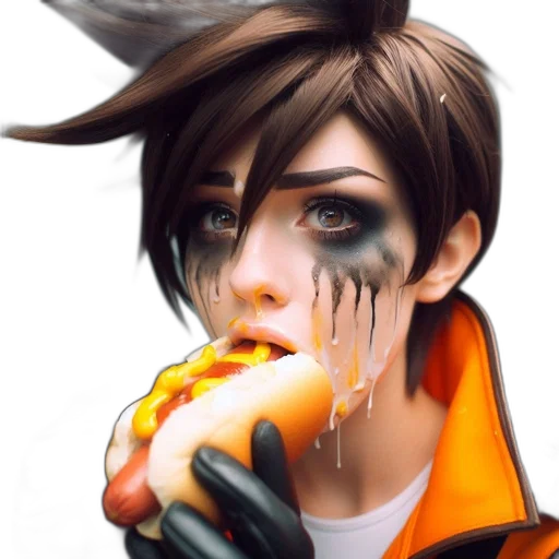 food, face, photorealistic, fantasy art transparent PNG cut-out
