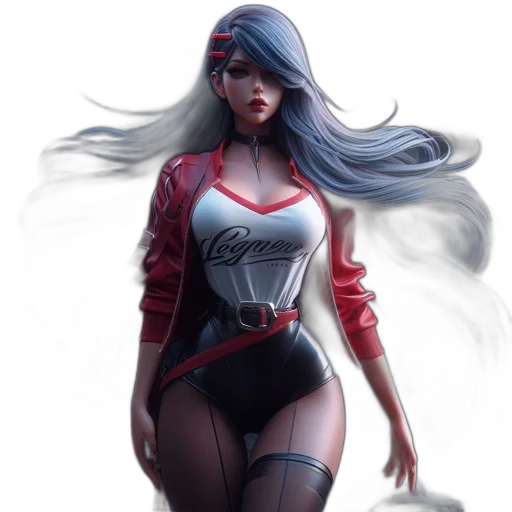 jacket, dress, concept art, comic book art transparent PNG cut-out