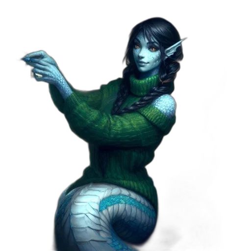 dragon, creature, staff, fantasy art transparent PNG cut-out