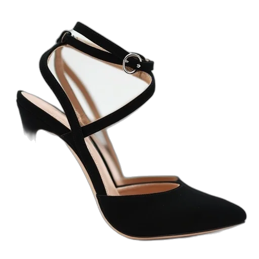 shoes, black, pointed, toe transparent PNG cut-out