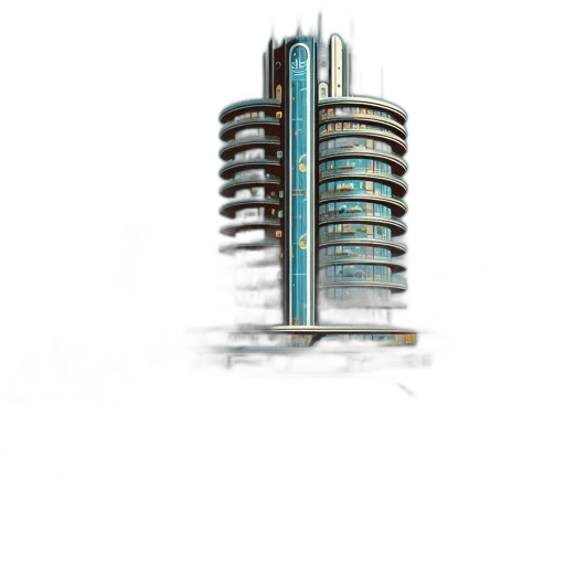building, jewelry, robot, hair transparent PNG cut-out