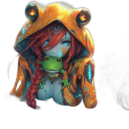dragon, mask, creature, dress transparent PNG cut-out