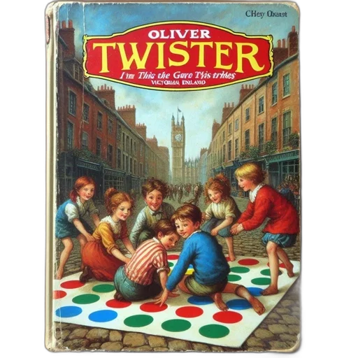 city street, book, cover, oliver transparent PNG cut-out