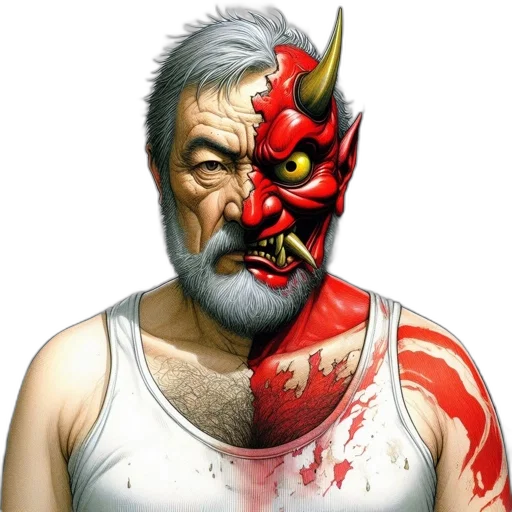 mask, face, comic book art, concept art transparent PNG cut-out