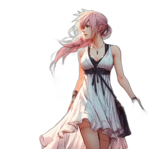 dress, staff, weapon, sword transparent PNG cut-out