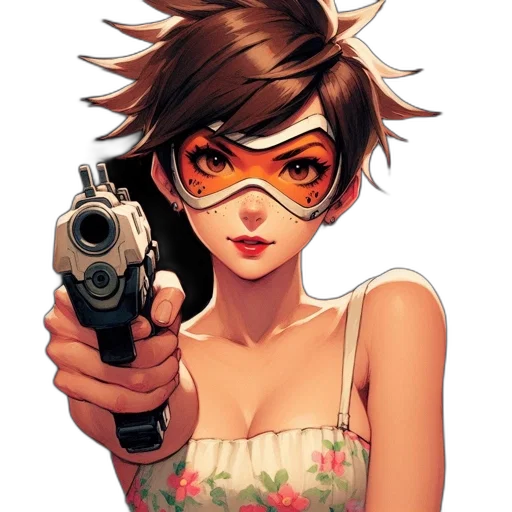 weapon, mask, face, comic book art transparent PNG cut-out