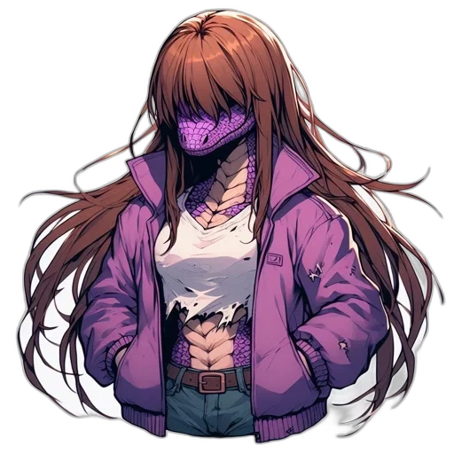 jacket, hair, dress, face transparent PNG cut-out