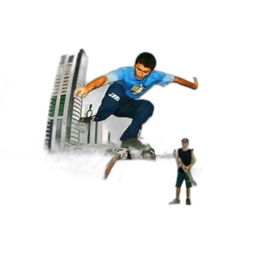 concept art, pixel art, 3d render, comic book art transparent PNG cut-out