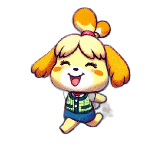 animal, staff, creature, pixel art transparent PNG cut-out