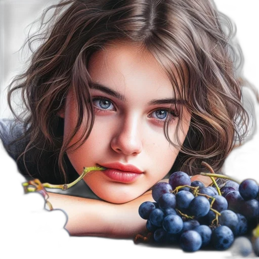 jewelry, face, food, hair transparent PNG cut-out