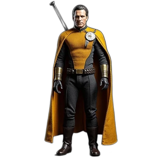 concept art, comic book art, 3d render, golden transparent PNG cut-out