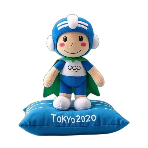 3d render, plush, toy, character transparent PNG cut-out