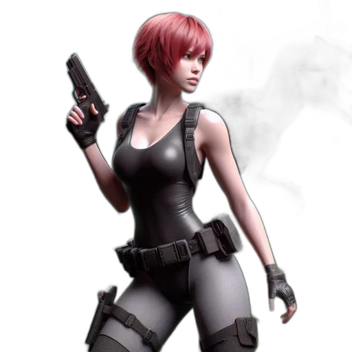 weapon, concept art, cyberpunk, comic book art transparent PNG cut-out