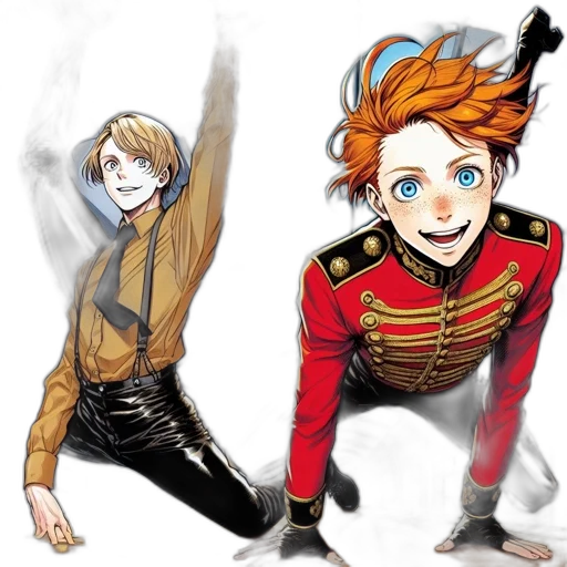 jacket, staff, sword, weapon transparent PNG cut-out