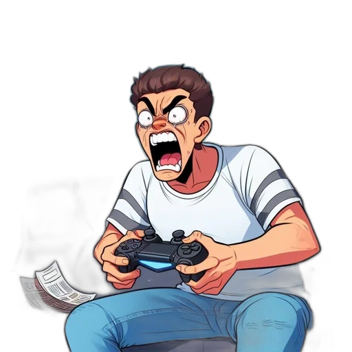 face, weapon, cartoon, concept art transparent PNG cut-out