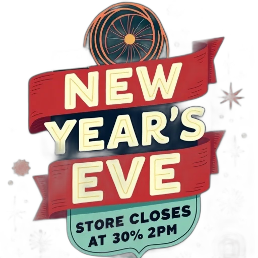 festive, new, year, eve transparent PNG cut-out