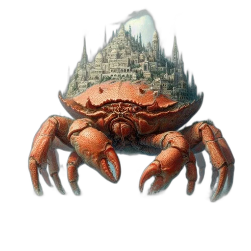 creature, crown, robot, animal transparent PNG cut-out