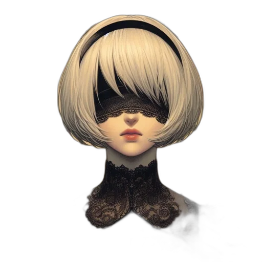 hair, hat, mask, face transparent PNG cut-out