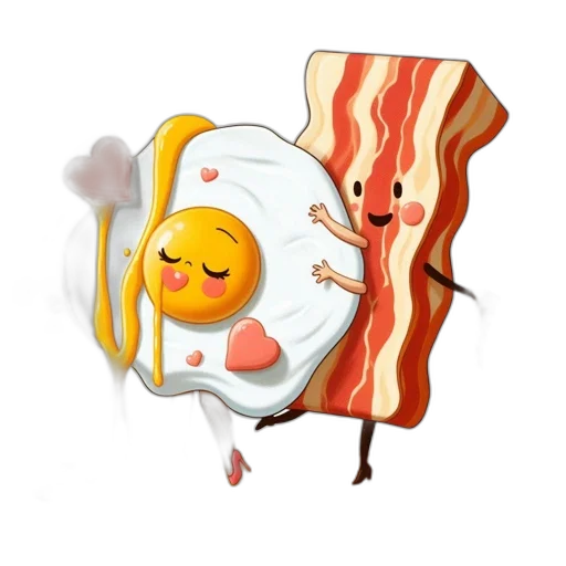 food, animal, concept art, cheerful transparent PNG cut-out