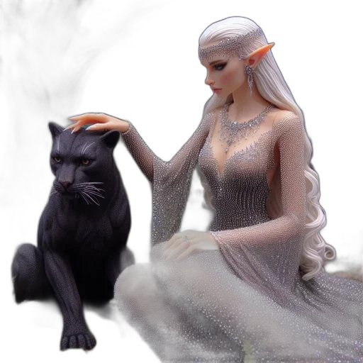 dragon, creature, dress, fantasy art transparent PNG cut-out