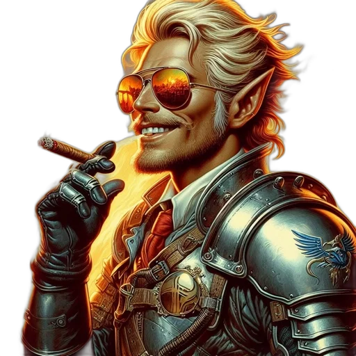 jacket, face, comic book art, fantasy art transparent PNG cut-out