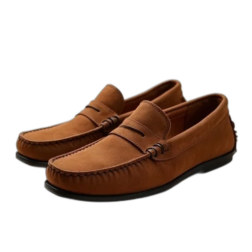 shoes, classic, driving, loafer transparent PNG cut-out