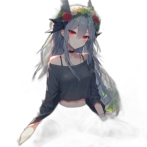 dragon, dress, creature, crown transparent PNG cut-out