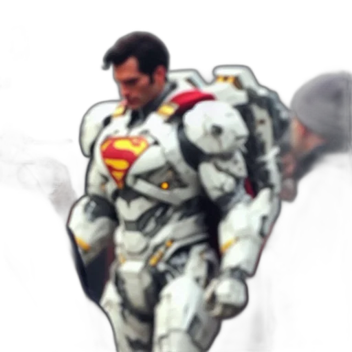 robot, jacket, comic book art, concept art transparent PNG cut-out