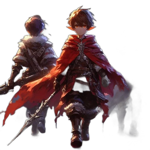sword, weapon, jacket, staff transparent PNG cut-out