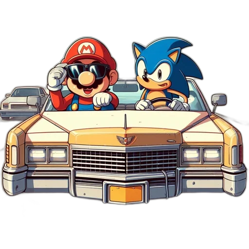 car, hat, pixel art, concept art transparent PNG cut-out
