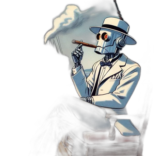 robot, staff, mask, concept art transparent PNG cut-out