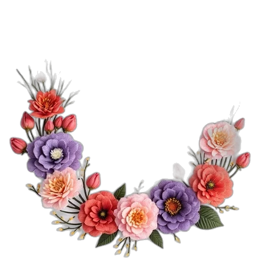 jewelry, crown, flower, winter transparent PNG cut-out