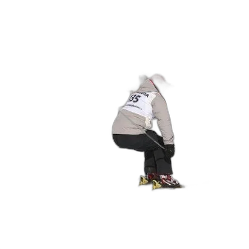 jacket, hat, robot, staff transparent PNG cut-out